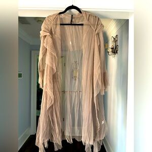 IC COLLECTION Sheer Tan Duster
